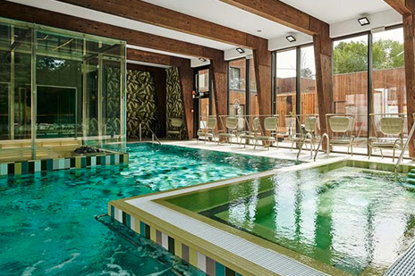Pool på hotell Wasa Resort i Pärnu